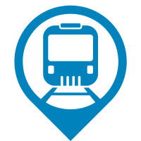 Cycling routes near train stations 