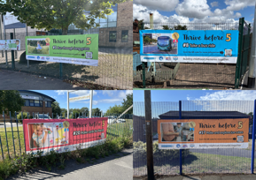 Thrive Before 5 banners outside Sefton schools