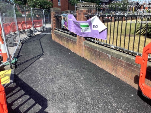 Progress pictures Southport Eastern Access Phase 1, Norwood Road, Sussex Road and Peel Street junction. - May 2025