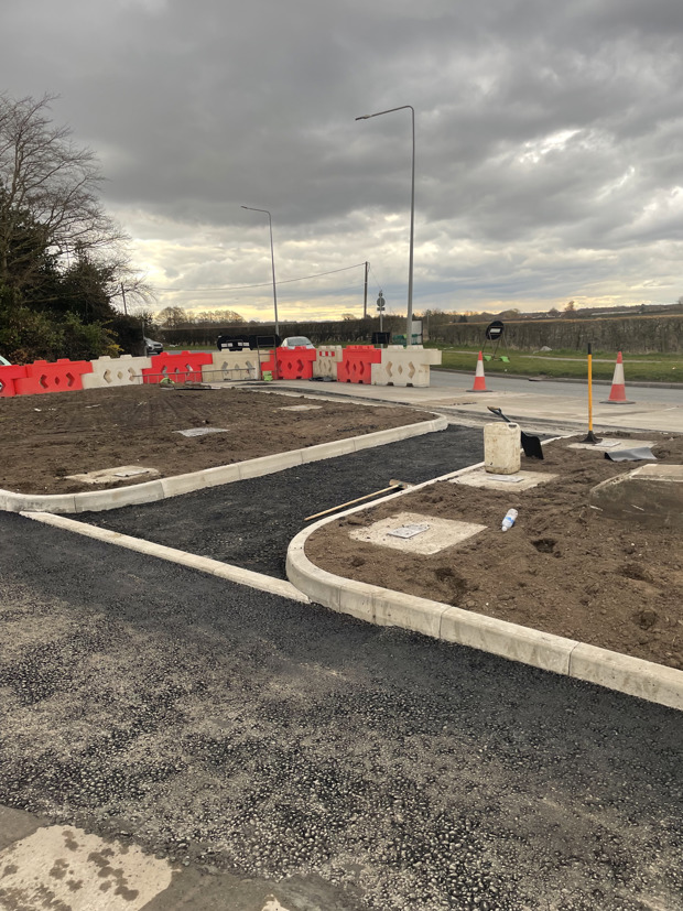 A picture of A59 site progress during February/March 2025.