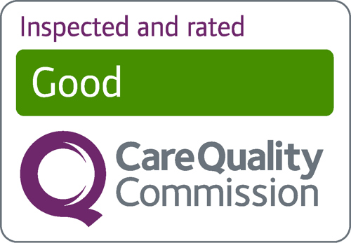 CQC Logo with Inspected and rated good