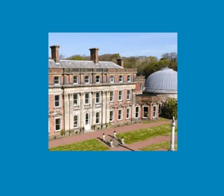 Exterior view of the front of Ince Blundell Hall 