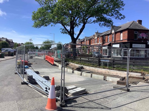 Progress pictures Southport Eastern Access Phase 1, Norwood Road, Sussex Road and Peel Street junction. - May 2025