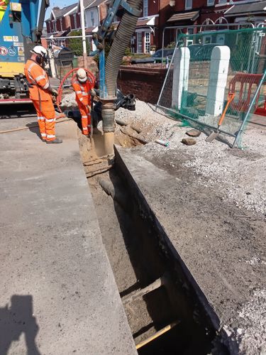 Progress pictures Southport Eastern Access Phase 1, Norwood Road, Sussex Road and Peel Street junction. - May 2025